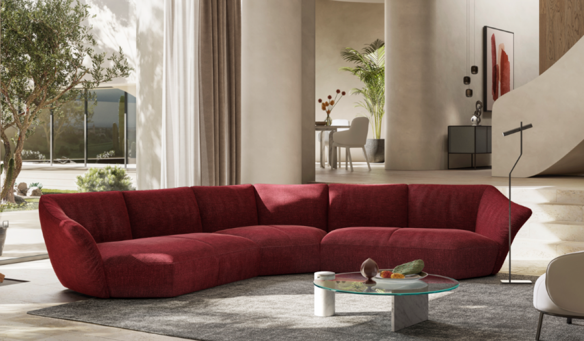 Sofá Timeless de Lorenza Bozzolli evoca liberdade e renascimento em lançamento Natuzzi Italia
