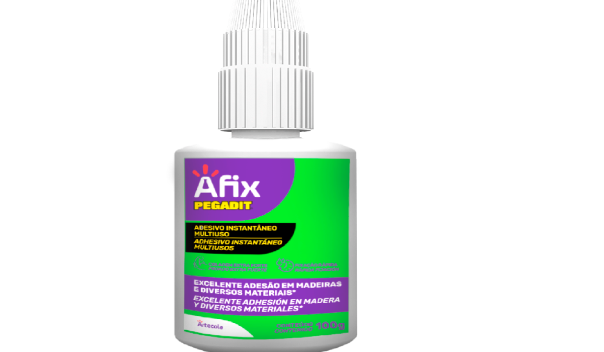 Afix Pegadit é novo nome da linha de adesivos instantâneos da Artecola