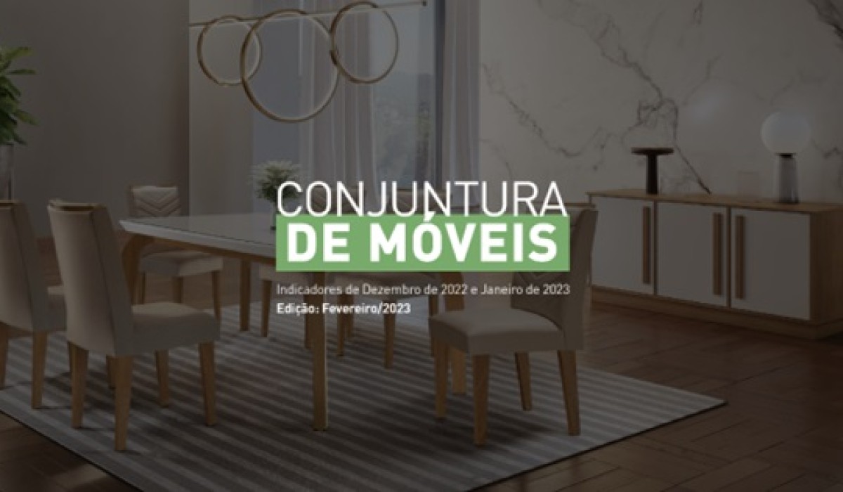 Conjuntura de Móveis: Produção moveleira recua 16,2% em 2022, divulga ABIMÓVEL