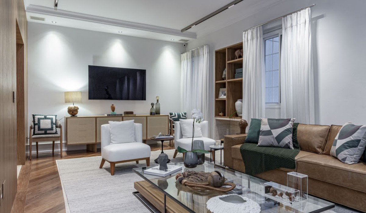 PROJETO MINIMALISTA E CONTEMPORÂNEO PARA UM APARTAMENTO SER VIVIDO