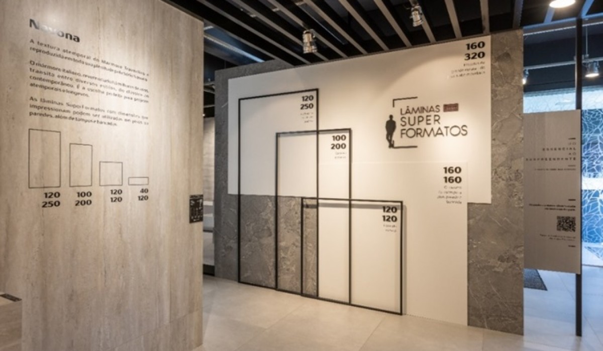 Expo Revestir 2023: Roca Brasil Cerámica, do Paraná, consolida seu pioneirismo tecnológico e faz história ao ampliar o portfólio de SuperFormatos