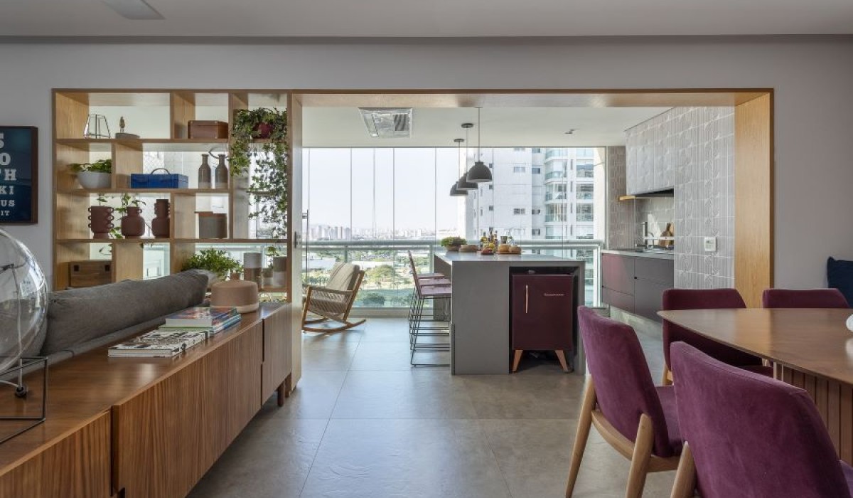 Soluções que resguardam os ambientes, mas não separam o décor