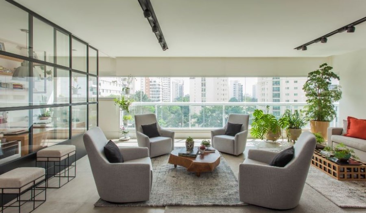 Como contar com o toque cristalino dos vidros no décor de interiores?