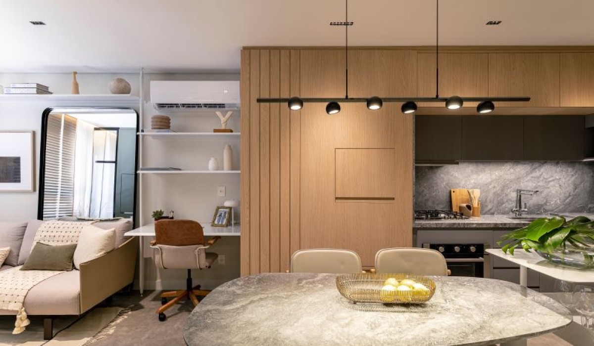 Versatilidade e conforto destacam arquitetura de studio em Porto Alegre