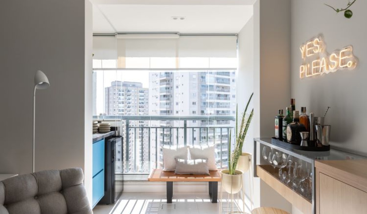 Studio Monfré assina apartamento de 56m², na Vila Andrade, em São Paulo