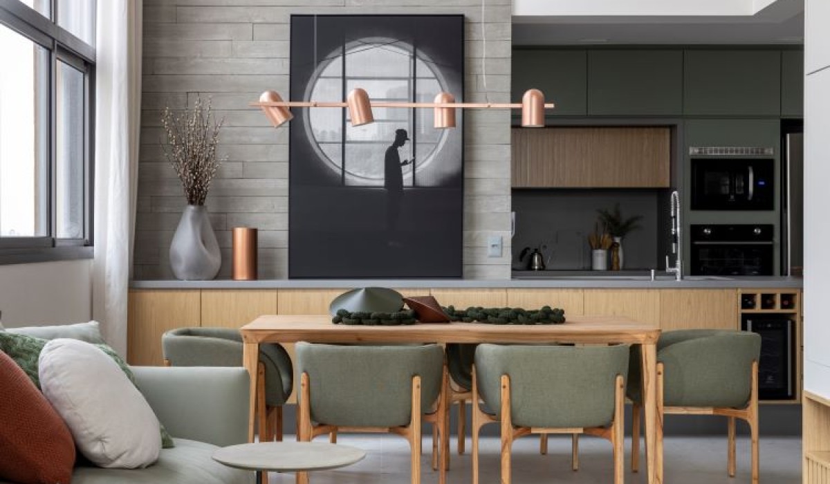 Com personalização da construtora, boas ideias de acabamentos e marcenaria, dúplex ganha espaços modernos e surpreendentes
