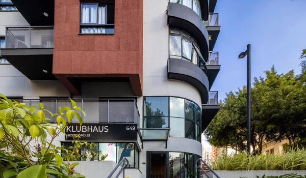 ESCRITÓRIO ILHA ASSINA PROJETO COMPLETO, ARQUITETURA, ÁREAS COMUNS E INTERIORES, DO EDIFÍCIO KLUBHAUS, EM HIGIENÓPOLIS
