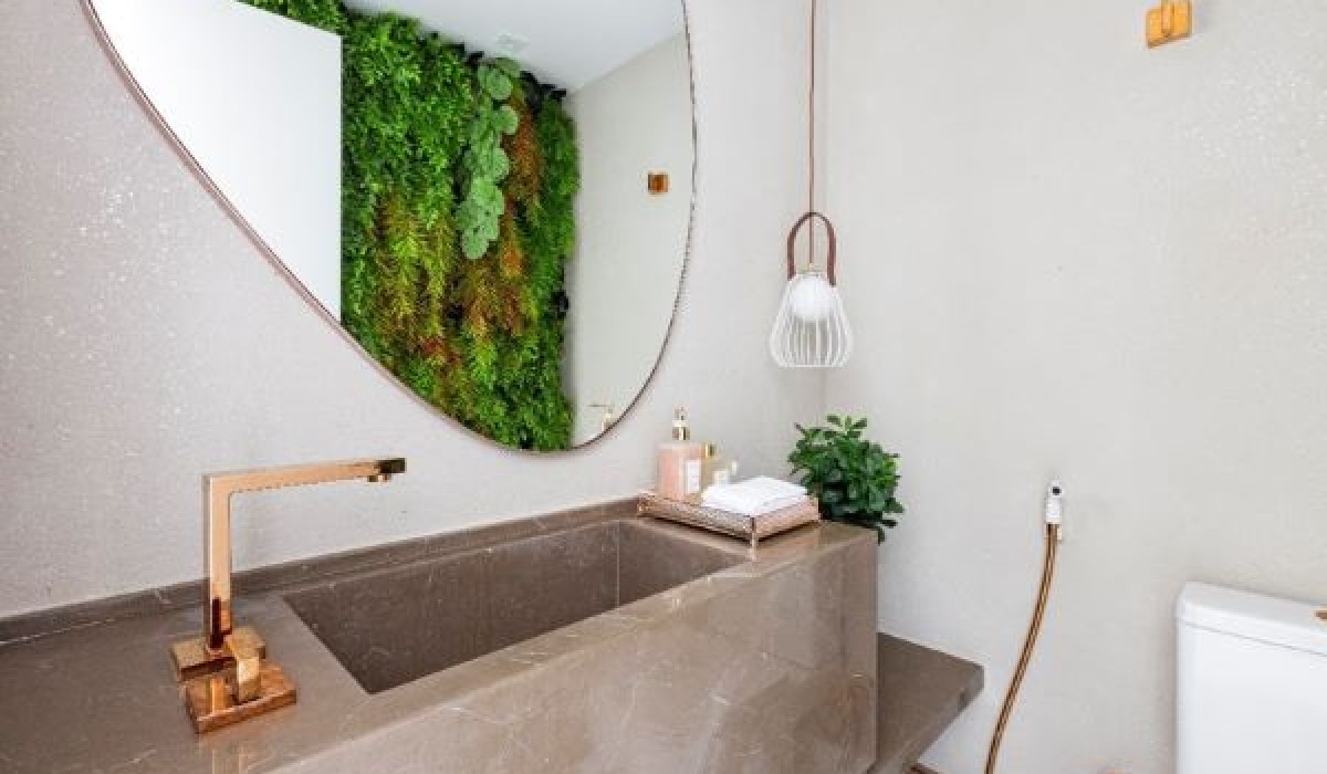 Puro estilo: os lavabos como protagonistas do décor da área social
