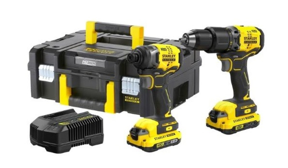 STANLEY lança combo de ferramentas com bateria intercambiável e maleta ultrarresistente