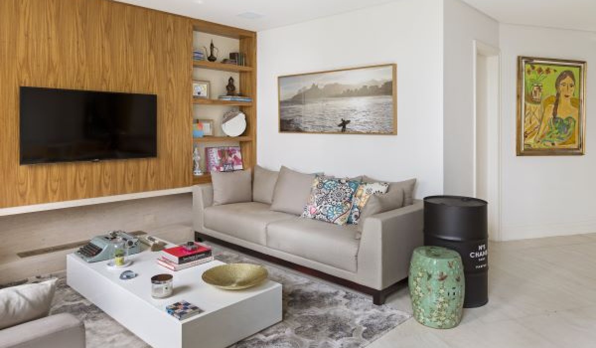 Reforma de apartamento em São Paulo com toques da essência carioca