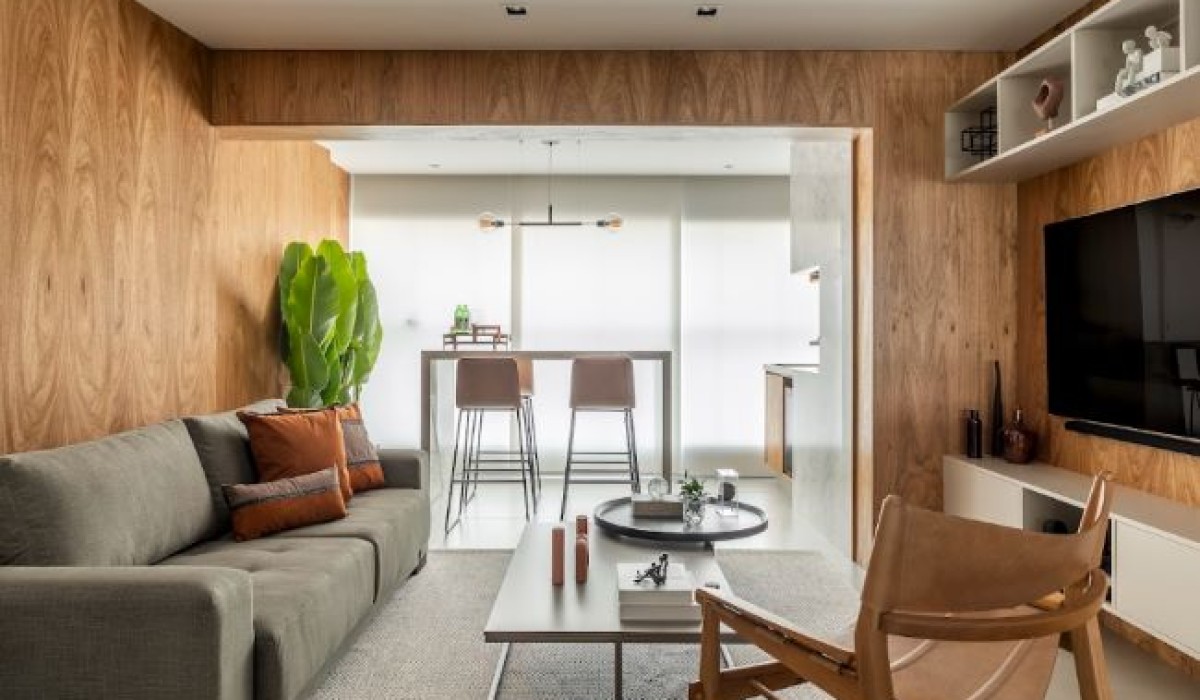 Apartamento de 78 m² ganha ares contemporâneo, com referências da identidade da moradora