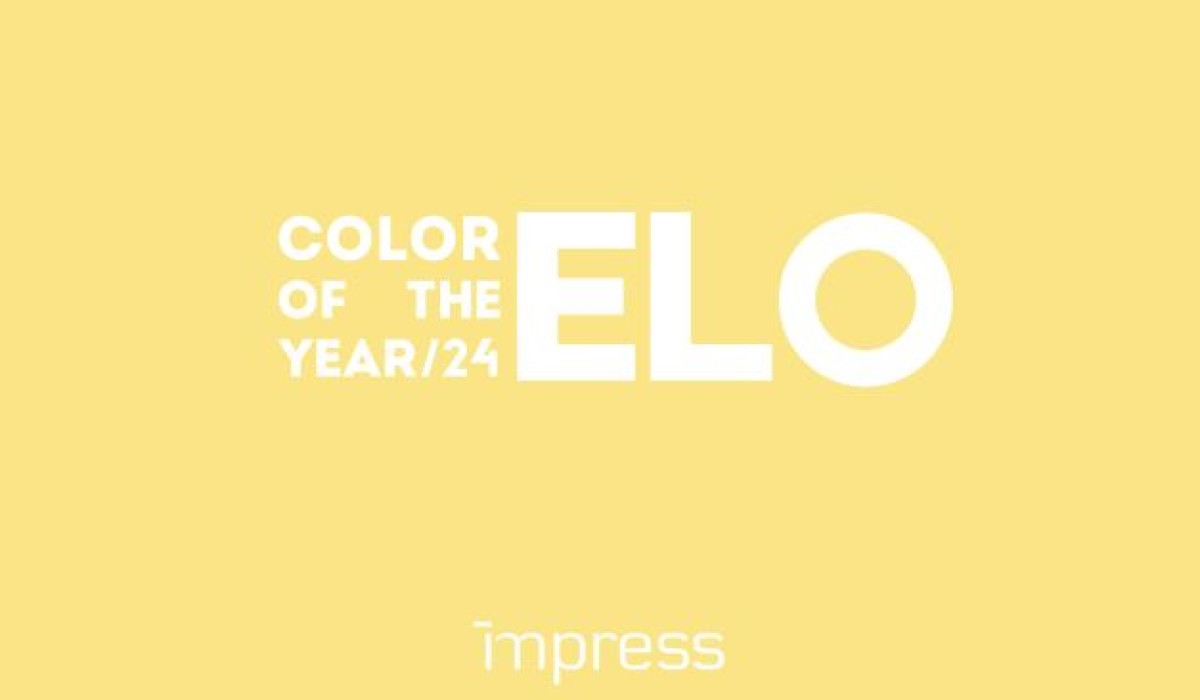 Elo é a Cor do Ano 2024 da Impress Decor
