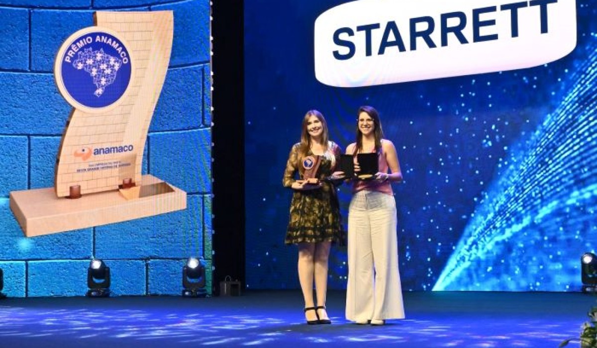 Edição 2023 da pesquisa "Melhores Indústrias de Material de Construção" feita pelo Instituto Anamaco premia Starrett