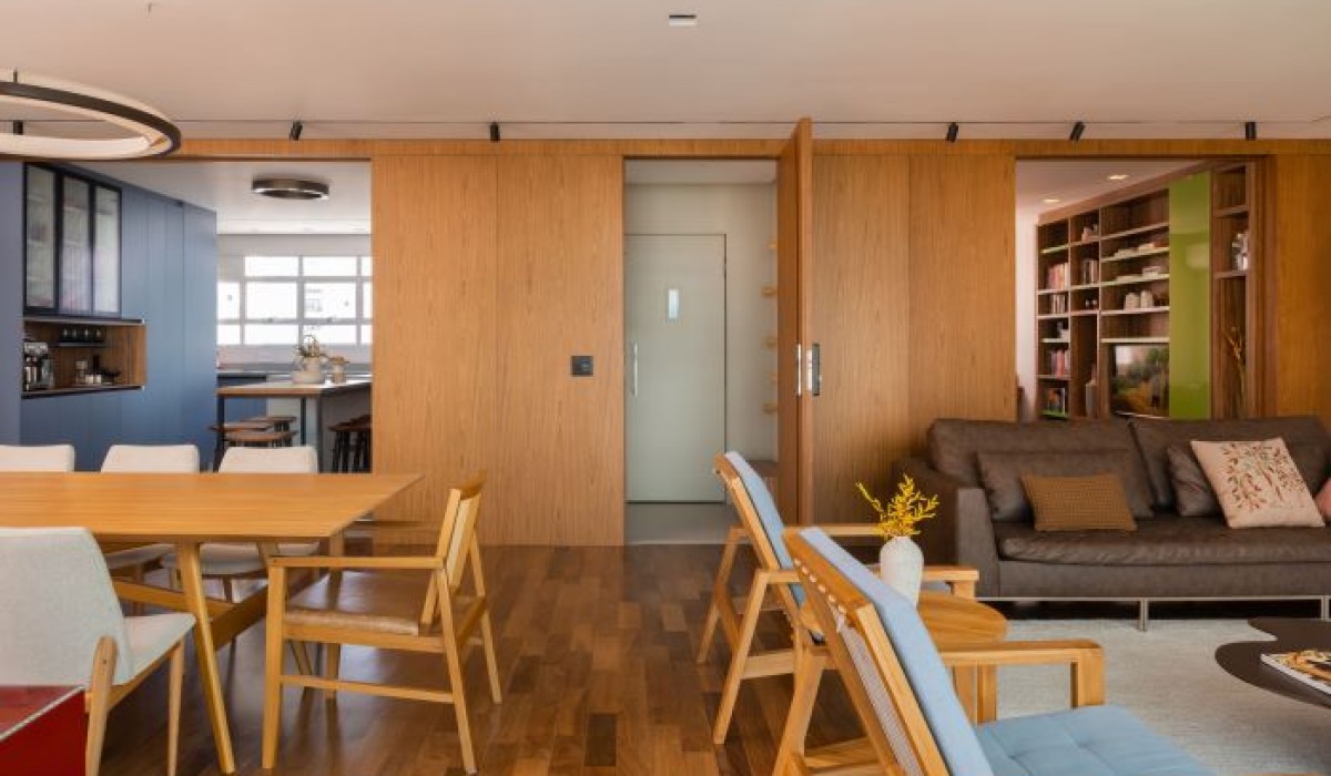 Apartamento antigo passa por uma completa revitalização com seu novo projeto de arquitetura de interiores
