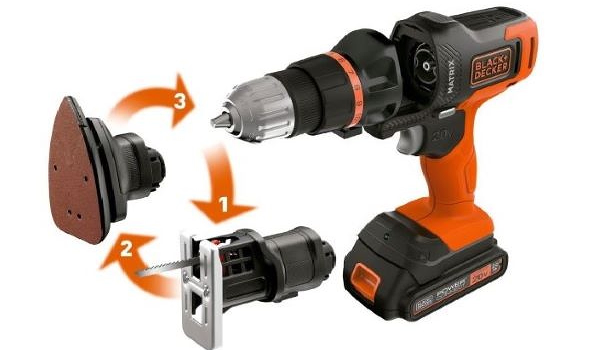 Versatilidade e praticidade: conheça a Matrix 3 Cabeçotes da BLACK+DECKER