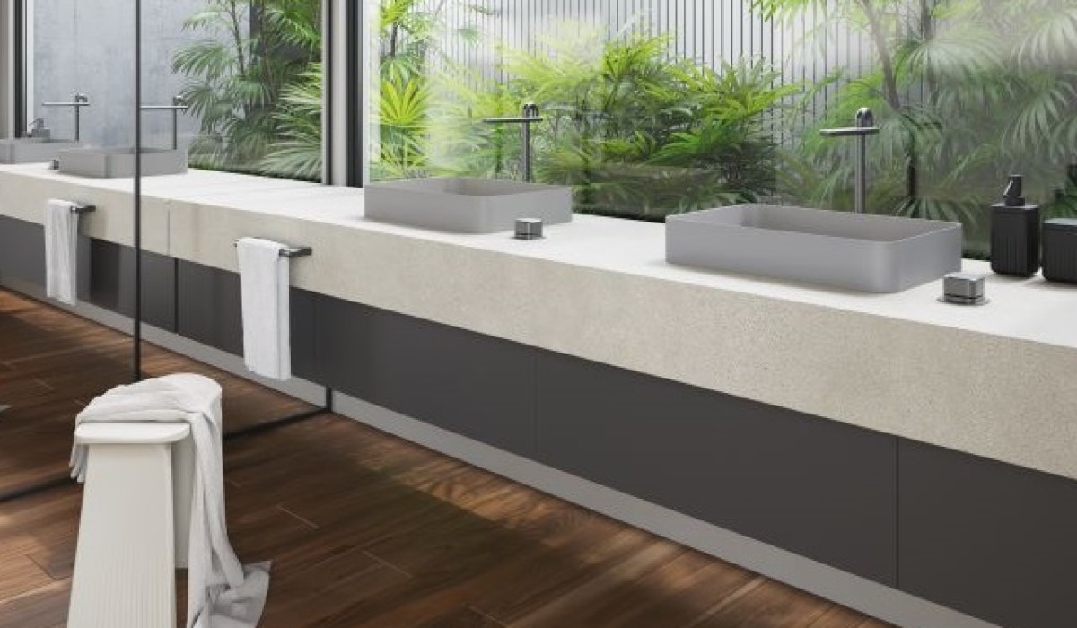 A versatilidade estética em diferentes tons de cinza no décor