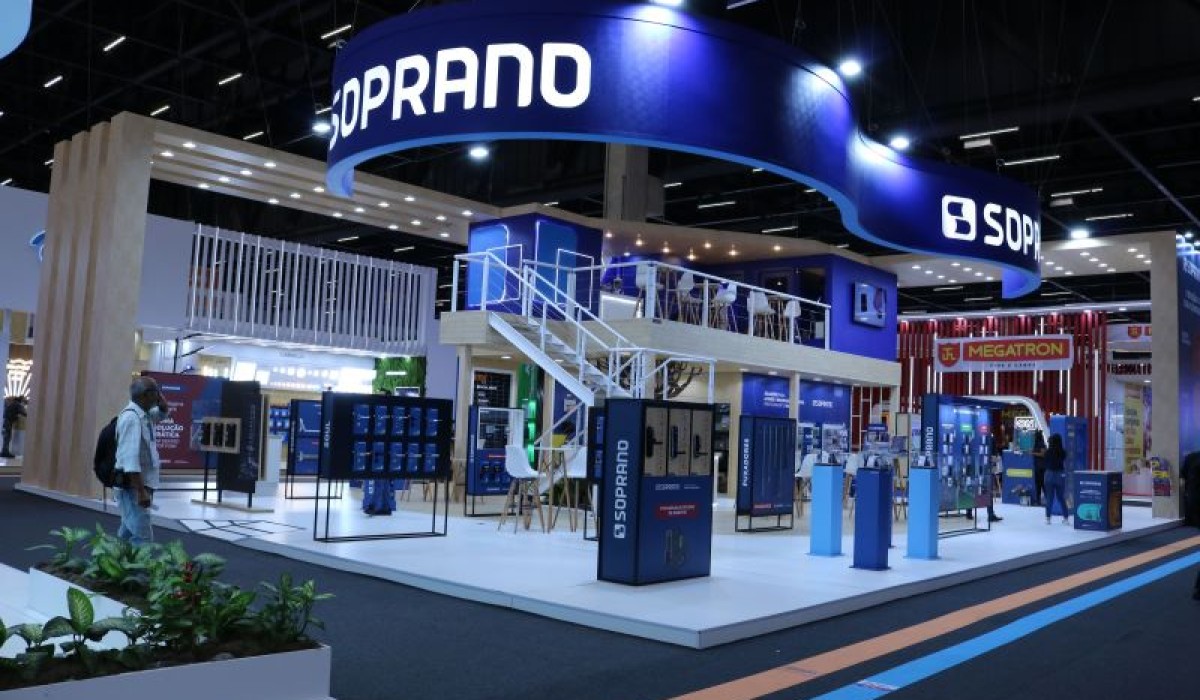 Soprano marca presença na maior feira de construção civil e arquitetura da América Latina