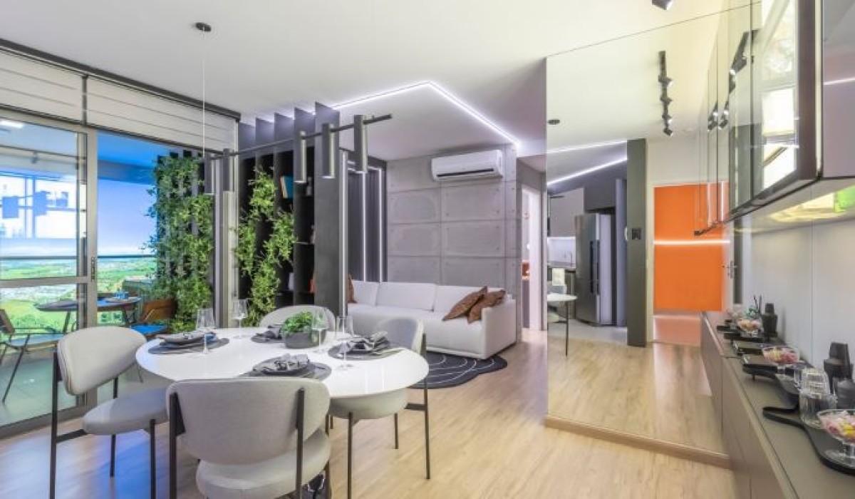 Estilo industrial na decoração de várias áreas residenciais