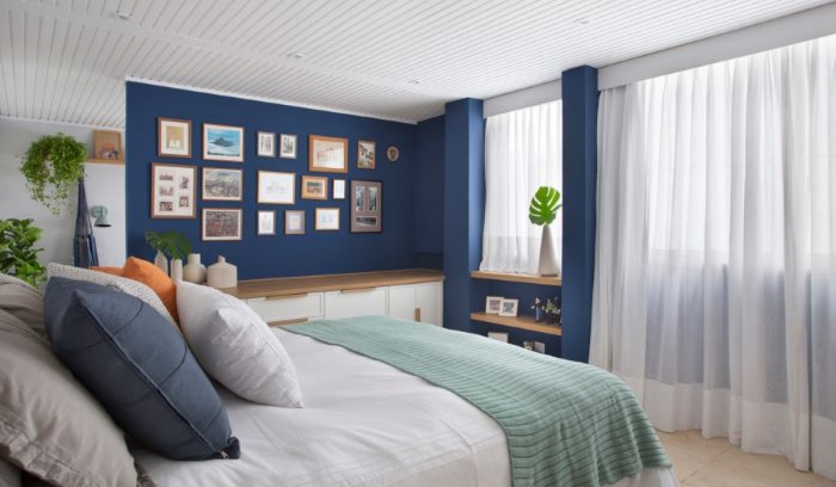 Explorando a tonalidade azul: Inúmeras opções para a decoração