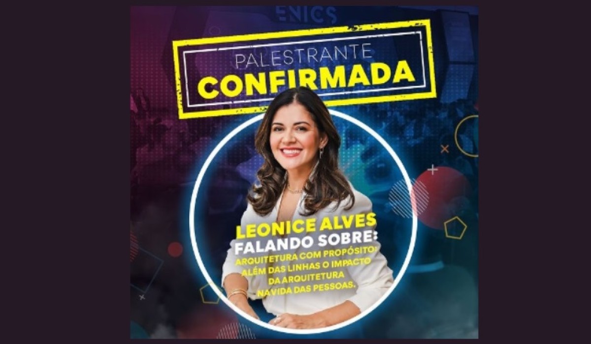 Confirmada como palestrante no 6º Encontro ENICS