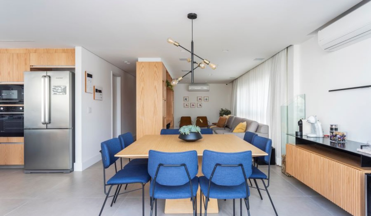 Estúdio Bena realiza a renovação completa de uma cobertura de 180m² no bairro Paraíso, em São Paulo