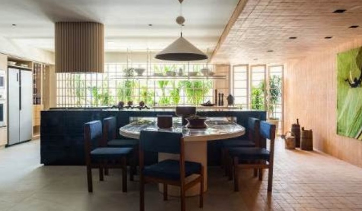 Cozinha Torno apresenta cerâmicas exclusivas e formas curvilíneas