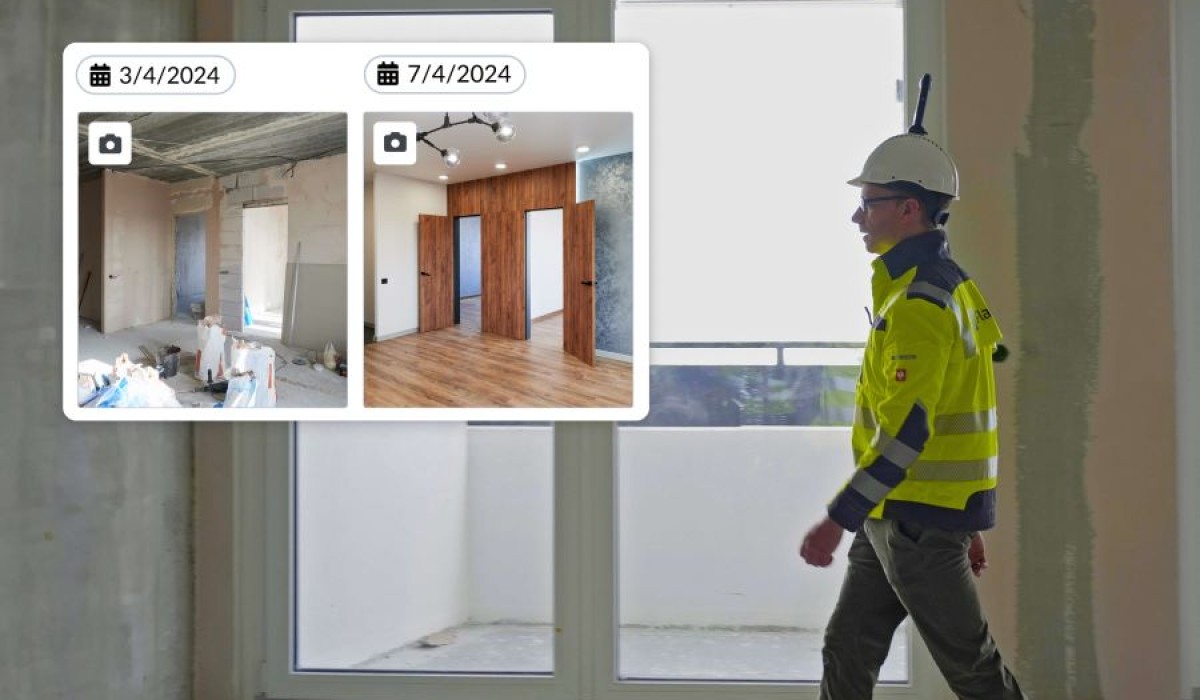 Antes e depois: plataforma de digitalização de obras lança função de imagens 360º dos canteiros
