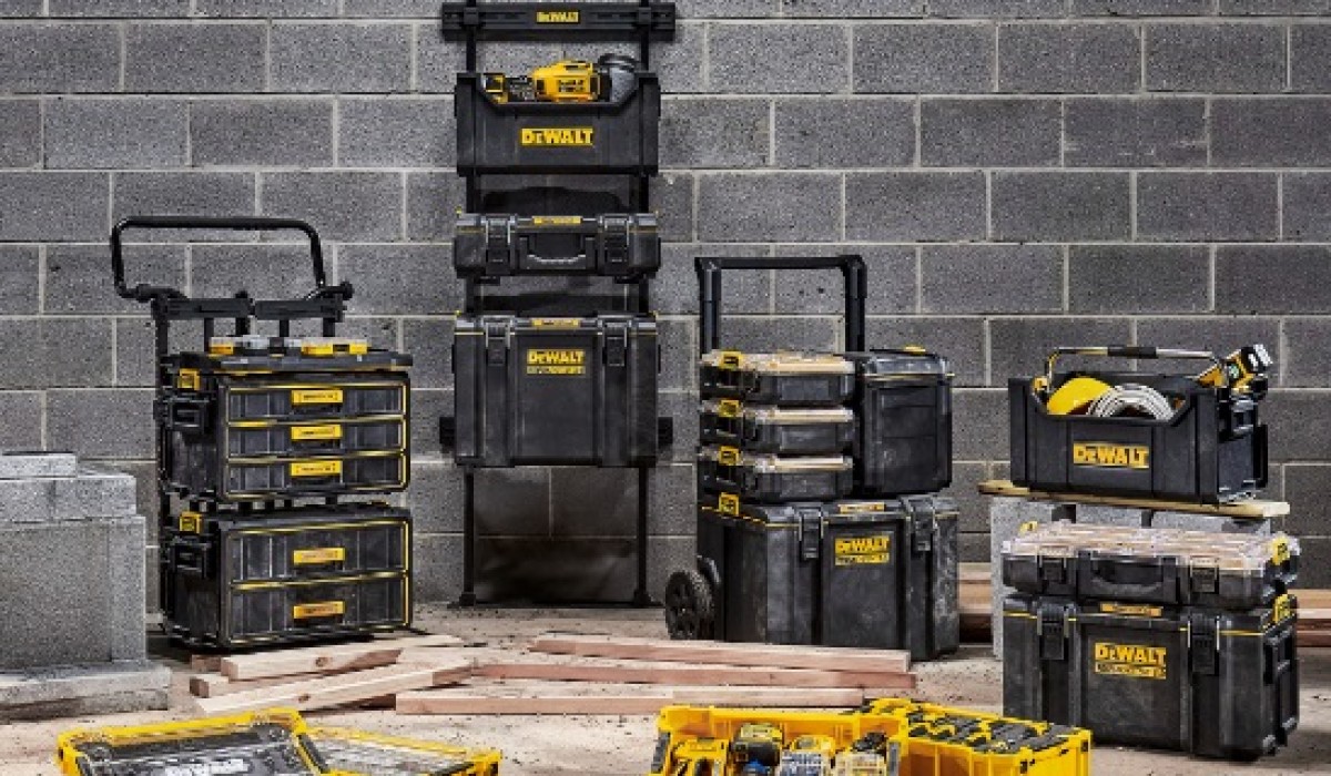 DEWALT lança robusta linha de armazenamento com sistema exclusivo TOUGHSYSTEM 2.0