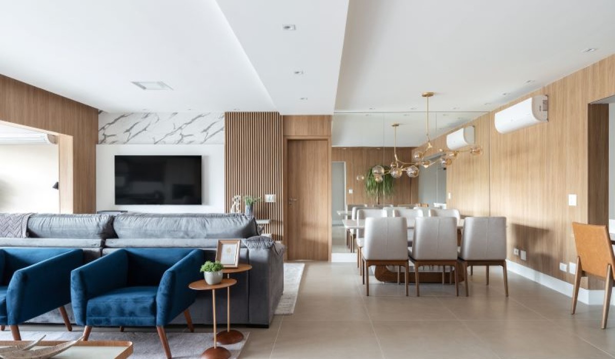 Integração e Funcionalidade: O design de um apartamento contemporâneo em Guarulhos