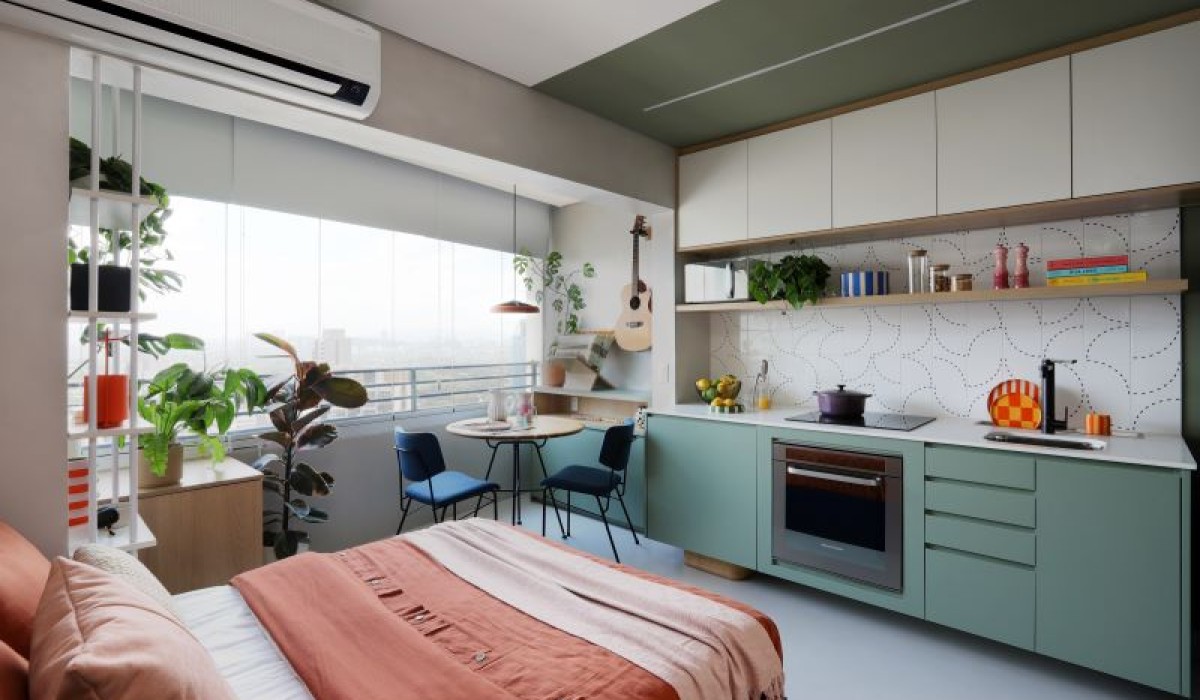 Boas ideias e soluções em apartamento supercompacto