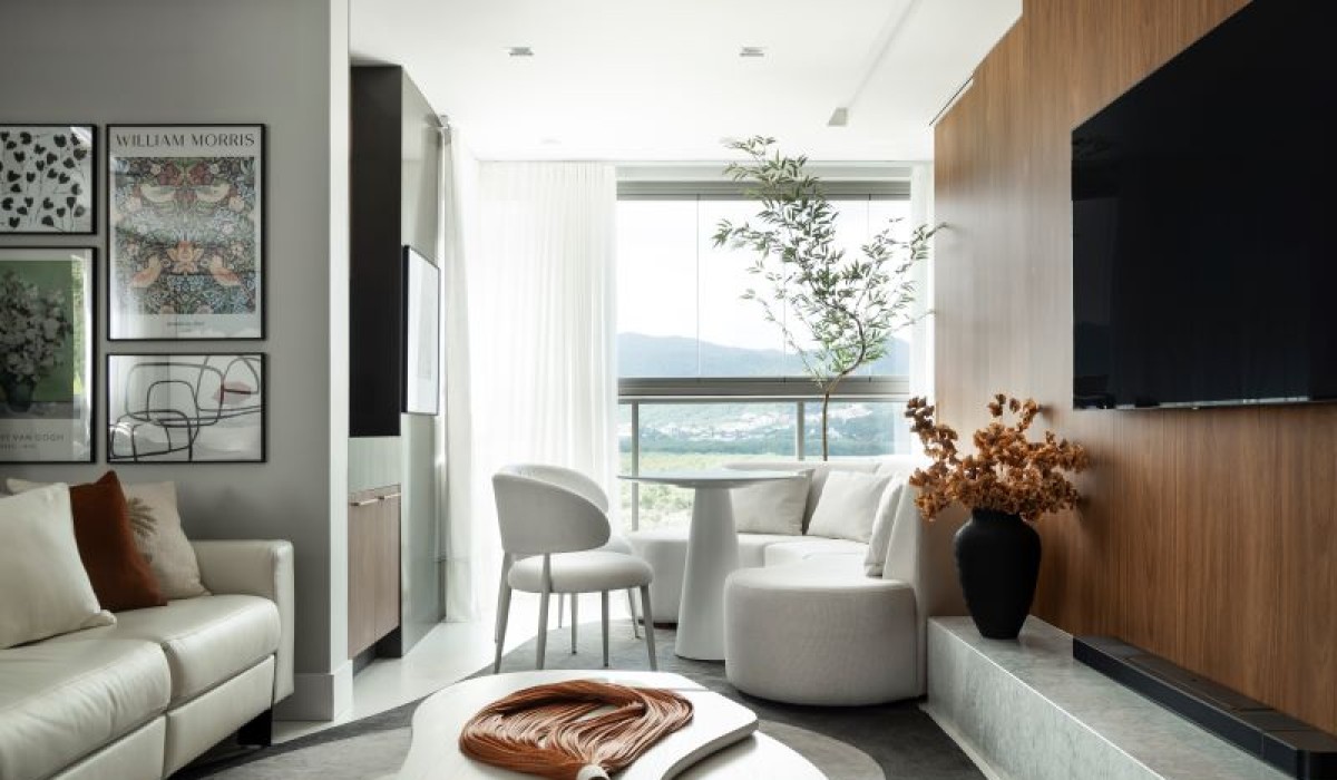 Apartamento em Floripa ganha novo layout e funcionalidades para se tornar o refúgio da família