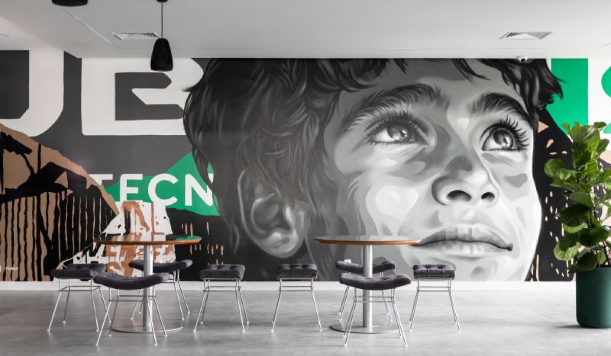 Street Art transformando ambientes corporativos