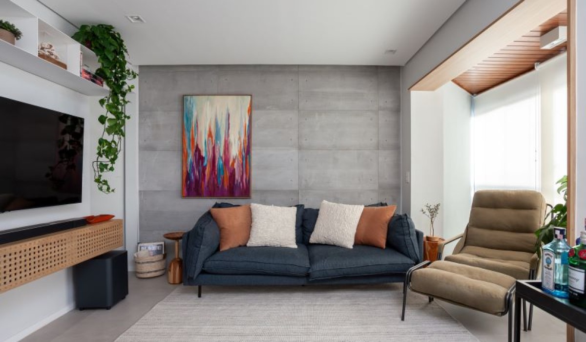 Reforma transforma apartamento no Brooklin em lar contemporâneo e funcional para uma jovem família