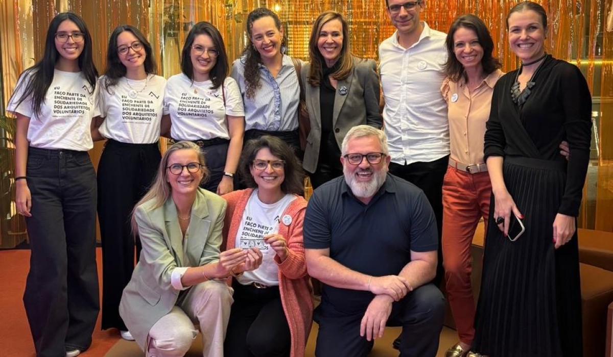 Projeto "Tijolinho do Bem" arrecada fundos para missão dos Arquitetos Voluntários