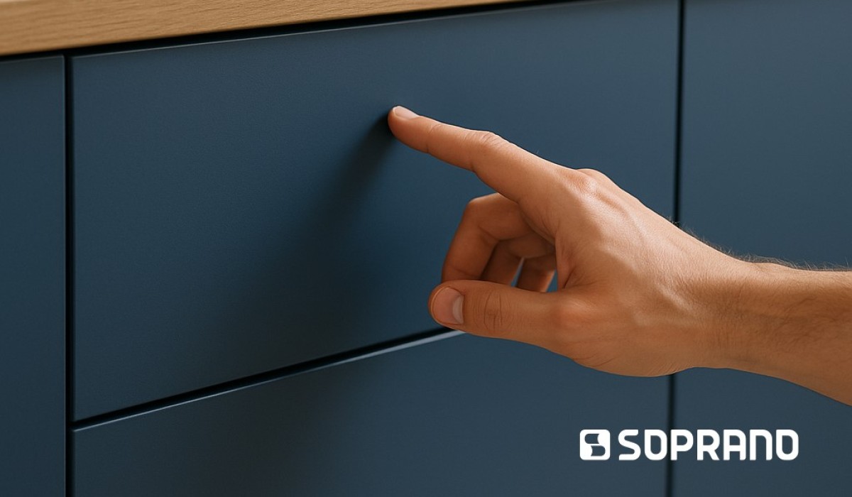 Soprano amplia linha de corrediças com modelo telescópico Push to Open
