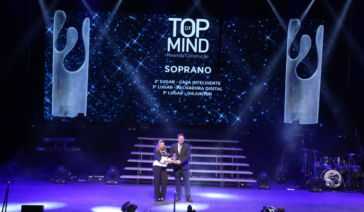 Soprano conquista destaque no Top of Mind Revenda Construção 2025