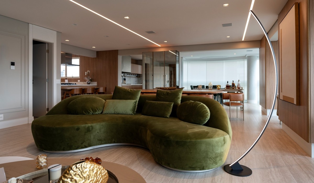 Luz e design: luminárias de piso unem estética e praticidade