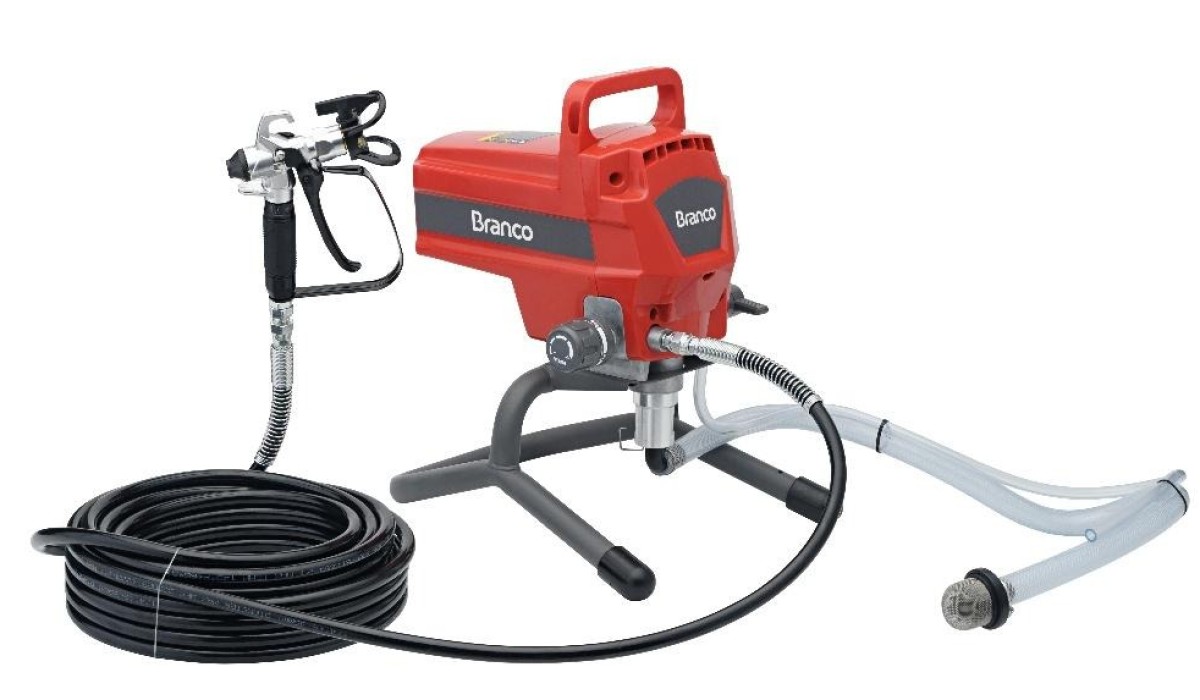 Branco lança primeiras máquinas de pintura com a Linha Airless