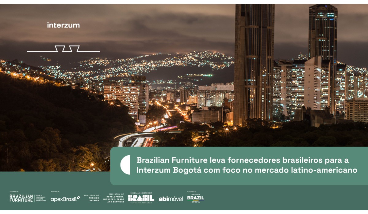 Brazilian Furniture leva fornecedores brasileiros para a Interzum Bogotá