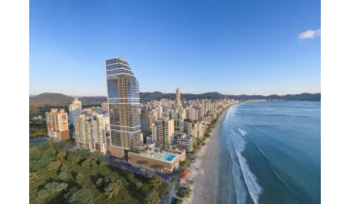 Edifício de luxo em Itapema avança acima do 40º andar com engenharia testada na Europa