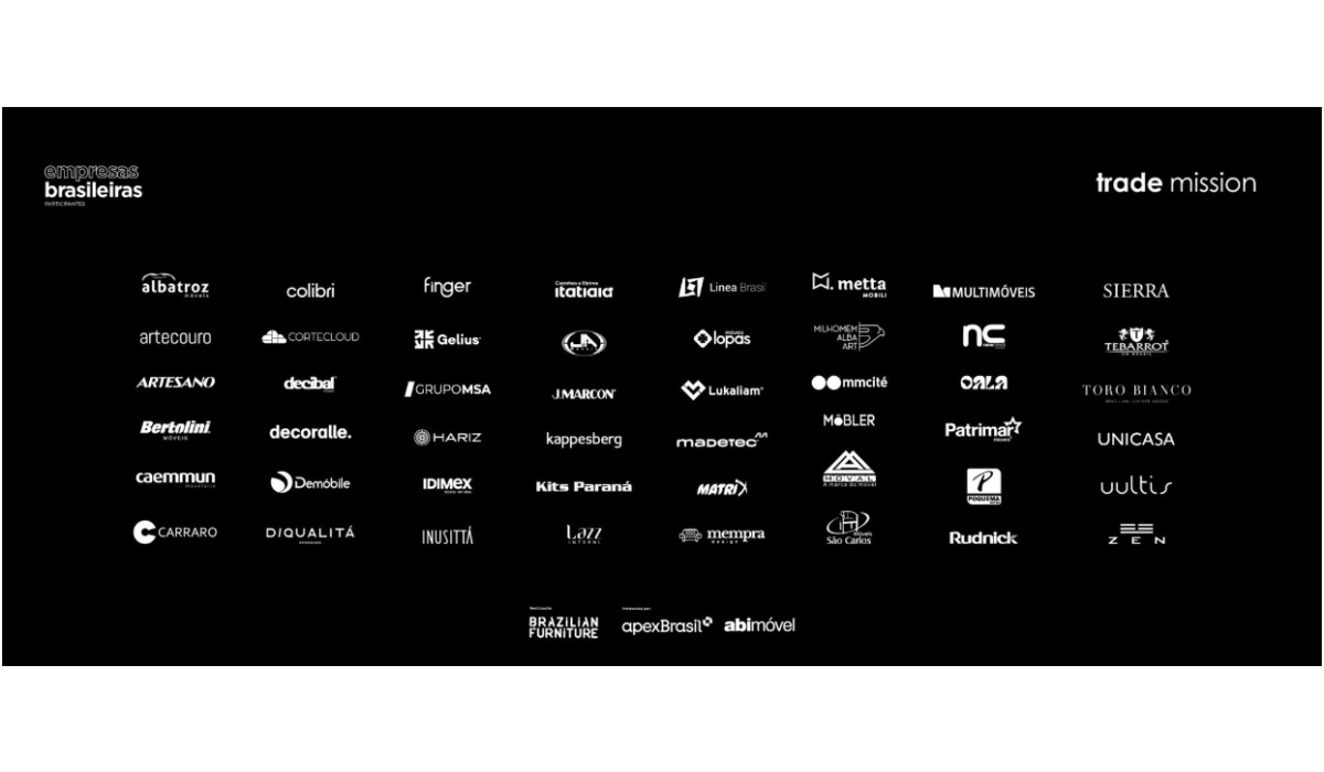 Brazilian Furniture leva 48 empresas à La Feria de Diseño Medellín, na Colômbia